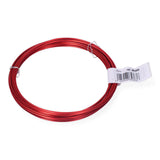 Pack De 5 Unidades - Pack 1 Unid. Rollo Alambre Aluminio 1,5mm 5m Rojo