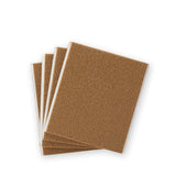 Pack De 5 Unidades - Pack 4 Fieltros Marron Sintetico Adhesivo 100x85mm Plasfix Inofix
