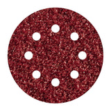 Pack De 5 Unidades - Pack 5 Hojas De Lijar Adhesivas, Corindón Grano 40 Perforadas Ø125mm 2069000 Wolfcraft