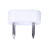 Pack De 5 Unidades - Pack 6 Uds. Tope Armario 2 Puntas 7x18mm Blanco