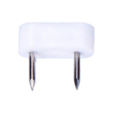 Pack De 5 Unidades - Pack 6 Uds. Tope Armario 2 Puntas 7x18mm Blanco