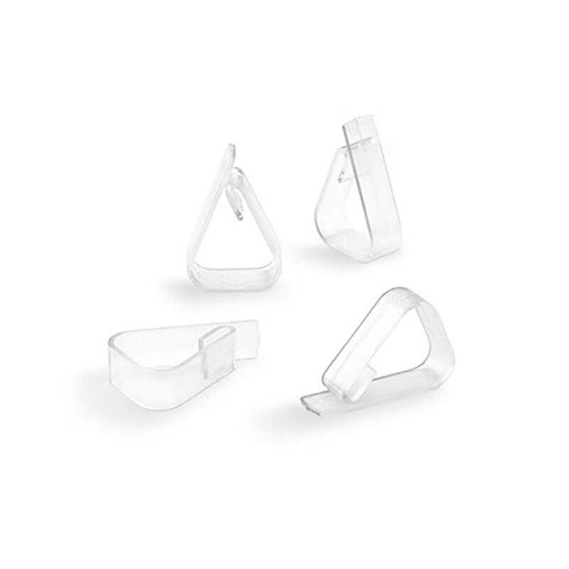 Pack De 5 Unidades - Pinza Sujeta Mantel Transparente, Blister 4 Uds