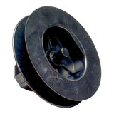 Pack De 5 Unidades - Polea Plástico Espiga Pr21 Negro Para Rodamiento Cinta 18 Mm