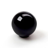 Pack De 5 Unidades - Pomo Para Mueble, Modelo 308, De Abs Con Acabado Negro, Ø28 Mm
