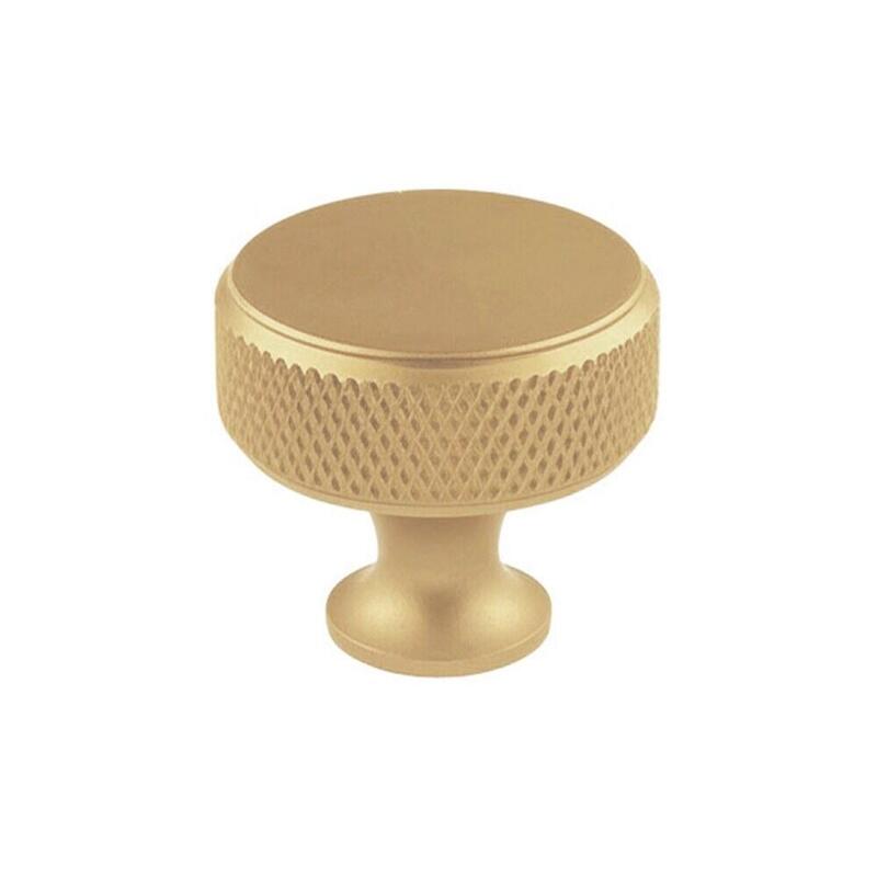 Pack De 5 Unidades - Pomo Para Mueble, Modelo 751, De Aluminio Con Acabado Oro Mate, Ø30 Mm