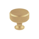 Pack De 5 Unidades - Pomo Para Mueble, Modelo 751, De Aluminio Con Acabado Oro Mate, Ø30 Mm