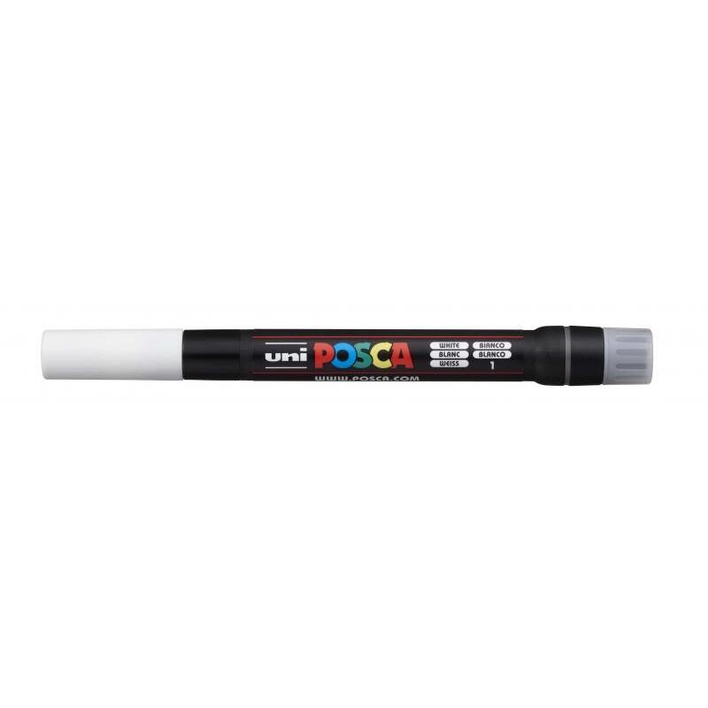 Pack De 5 Unidades Posca Pcf-350 Marcador De Pintura - Punta Acrilica Estilo Pincel - Base Al Agua - No Permanente -