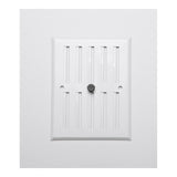 Pack De 5 Unidades - Rejilla Regulable. Aluminio 0.8 Blanco 130x170mm