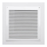 Pack De 5 Unidades - Rejilla S/Borde De Aluminio 0.6 Blanco Lacado 170x170mm