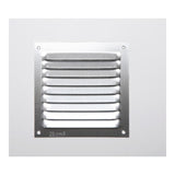 Pack De 5 Unidades - Rejilla S/Borde De Aluminio 0.6 Natural 100x100mm