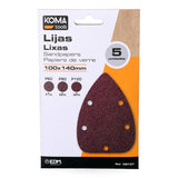 Pack De 5 Unidades - Set 5 Lijas Para Lijadora Tipo Mouse 08707 Koma Tools