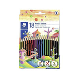 Pack De 5 Unidades Staedtler Lápices De Colores Noris Colour Wopex Ecológico Surtidos Estuche 18 Ud