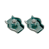 Pack De 5 Unidades - Sujetacable Plano Simple Sjt03, 4 Mm, Galvanizado, Blister 2 Uds