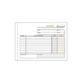 Pack De 5 Unidades Talonario Albaranes Cuarto Apaisado Triplicado Autocopia