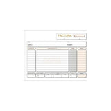 Pack De 5 Unidades Talonario Facturas 1/4 Apaisado Autocopia Triplicado