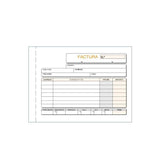 Pack De 5 Unidades Talonario Facturas Octavo Apaisado Triplicado Autocopia