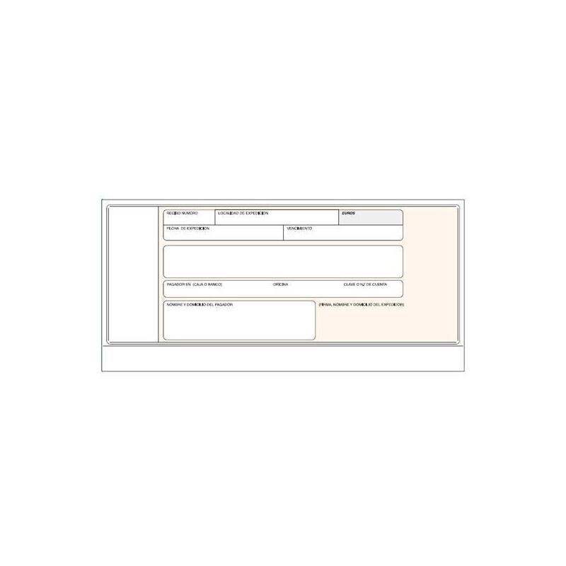 Pack De 5 Unidades Talonario Recibos Normalizados Banco Sin Copia
