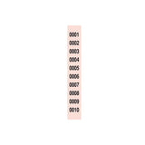 Pack De 5 Unidades Talonario Series Rifas 1-10000
