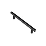 Pack De 5 Unidades - Tirador De Mueble Tipo Asa, Modelo 891h, De Acero Inoxidable Con Acabado Negro Mate, 128 Mm