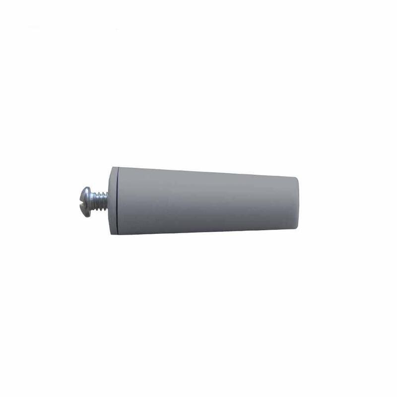 Pack De 5 Unidades - Tope Para Persiana Gris 60mm Largo