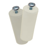 Pack De 5 Unidades - Tope Persiana Pr08, Marfil 40 Mm 2 Unidades