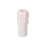 Pack De 5 Unidades - Vela Mediana Para Portalamparas E14 Blanco Retractilado