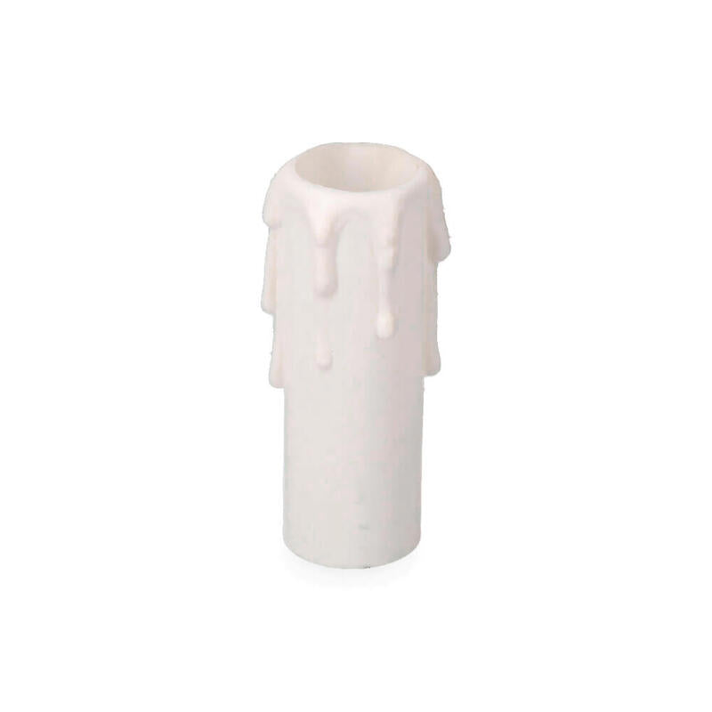 Pack De 5 Unidades - Vela Mediana Para Portalamparas E14 Blanco Solera 854