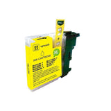 Pack De 50 Unidades Bulk - Brother Lc980xl/Lc1100xl/Lc985xl Amarillo Tinta Generica - Reemplaza