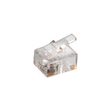 Pack De 50 Unidades - Clavija Teléfono 4 Vias (Retractilado)