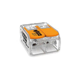 Pack De 50 Unidades - Conector Rapido Con Palanca 2 Conductores, Ø Maximo 6 Mm², 450 V , 41 A; Transparente; 16 X 21,1 X 10,1 Mm