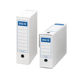 Pack De 50 Unidades Dohe Caja De Archivo Definitivo - Tamaño Folio - Utilizable En Horizontal Y Vertical - Facil