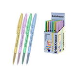 Pack De 50 Unidades Erichkrause Stick Cheat Milky Boligrafo Con Capuchon - Modelos Surtidos - Trazo 0.26mm - Tinta De