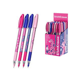 Pack De 50 Unidades Erichkrause U-109 Stick And Grip Pinna Kotta Boligrafo Con Capuchon - Modelos Surtidos - Trazo