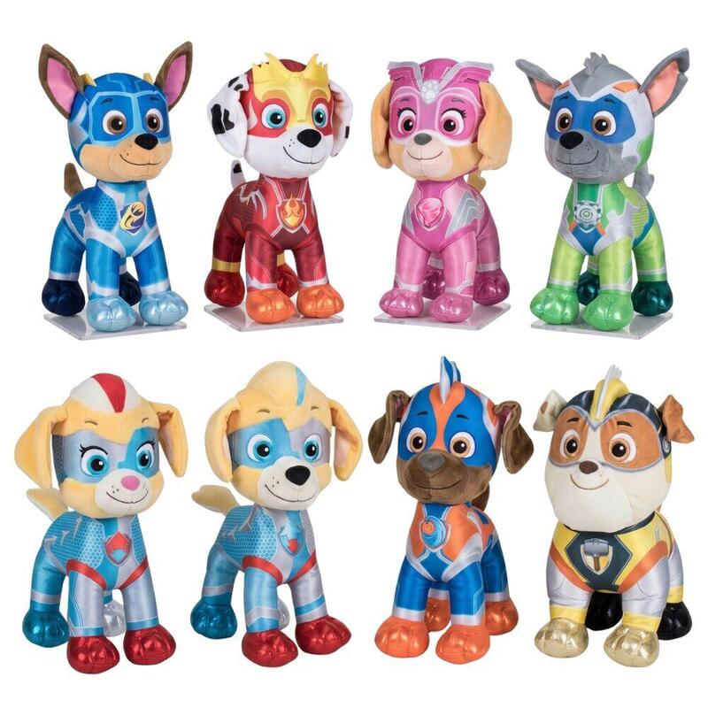 Pack De 56 Unidades - Peluche Super Paws Patrulla Canina Paw Patrol 27cm Surtido