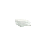 Pack De 6 Unidades Archivo 2000 Bandeja Apilable En 3 Posiciones Fondo Liso Din A4 Y Folio 345x255x60 Mm Cristal Transparente