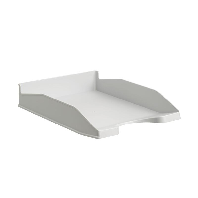 Pack De 6 Unidades Archivo 2000 Bandeja Apilable En 3 Posiciones Fondo Liso Din A4 Y Folio 345x255x60 Mm Gris