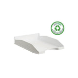 Pack De 6 Unidades Archivo 2000 Bandeja Ecogreen Apilable 3 Posiciones 345x255x60mm Reciclado Blanco Pastel