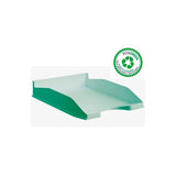 Pack De 6 Unidades Archivo 2000 Bandeja Ecogreen Apilable 3 Posiciones 345x255x60mm Reciclado Verde Pastel