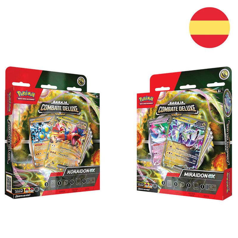 Pack De 6 Unidades - Baraja Juego Cartas Coleccionables Q3 Pokemon Español Surtido