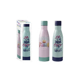 Pack De 6 Unidades Bismark Botella Termica 500ml - Aislamiento De Vacio De Doble Pared - Tapon Hermetico - 2 Modelos