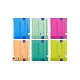 Pack De 6 Unidades Bismark Pack De Cuaderno Espiral A4 120 Hojas 90grs Cuadricula 5x5 + Portatodo De Neopreno - Hojas