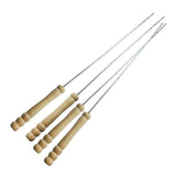 Pack De 6 Unidades - Brochetas De 38,5 Cm Para Barbacoa, 4 Uds