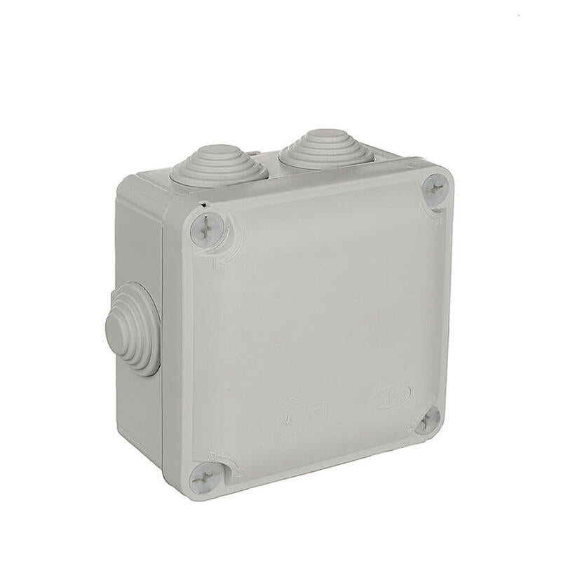 Pack De 6 Unidades - Caja Cuadrada Estanca 100x100x55mm Con Tornillos Solera Y715