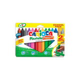 Pack De 6 Unidades Carioca Ceras Plastello Super Resistentes Triangular Maxi Colores Surtidos Estuche 12+2 Ud