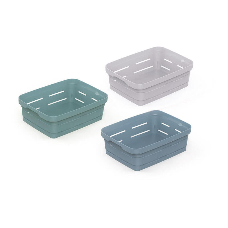 Pack De 6 Unidades - Cesta Multiusos Varios Colores 4,2l Mondex