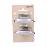 Pack De 6 Unidades - Colgador Ropa Bajo Inox. Mate Edm