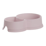 Pack De 6 Unidades - Comedero Doble De Capacidad 0,3 Y 0,65l Color Rosa 20144 Ros Plastiken