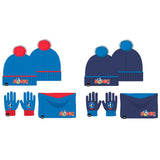 Pack De 6 Unidades - Conjunto Gorro Guantes Braga Cuello Sonic The Hedgehog Infantil