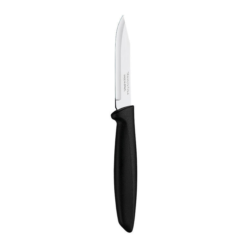 Pack De 6 Unidades - Cuchillo Para Legumbres Y Frutas 3" Plenus Negro 7,62cm Tramontina