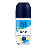 Pack De 6 Unidades - Desodorante Fa Sport Roll-On 50ml
